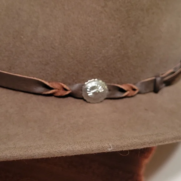 ELAN BLANC Hat w/ leather hat band, EUC, XL - Picture 4 of 10